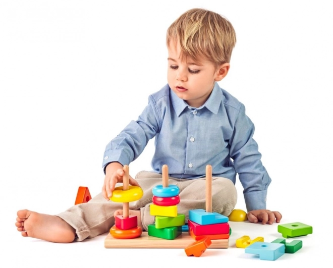 Geometric Stacking Towers Toy