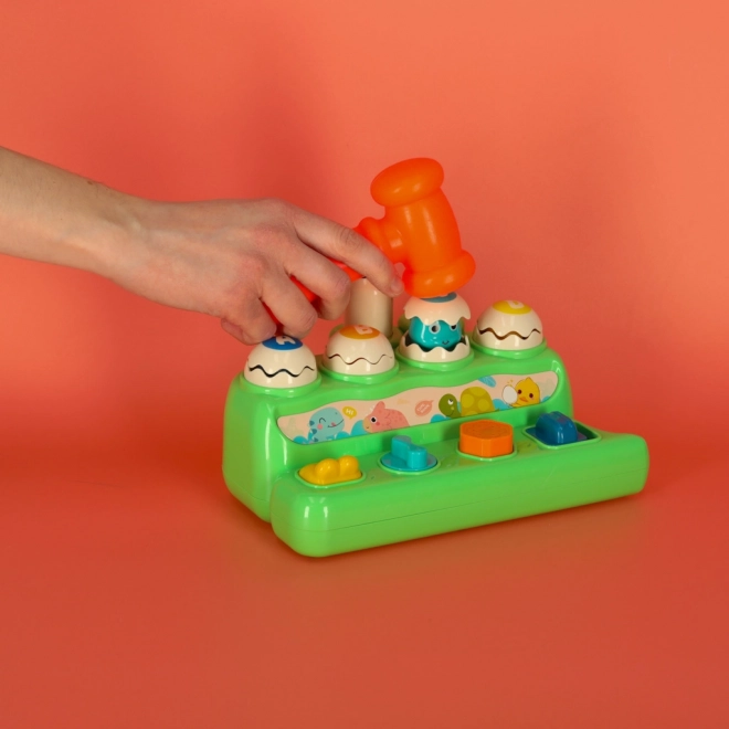 Interactief spel met hamer Krokodil voor kinderen 18m+