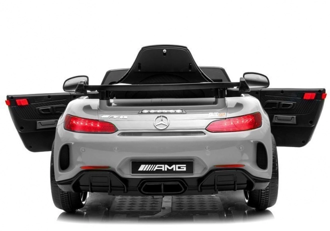 Mercedes GTR Batterieauto Silber lackiert