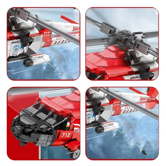 Helicopter Building Block Set