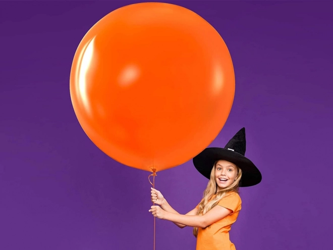 Halloween Balloons Set Black and Orange