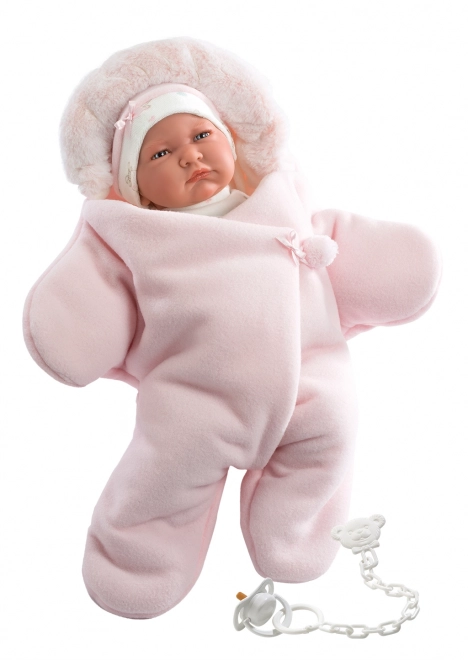 New Born Doll Outfit Llorens 3-Piece Fleece Star Romper