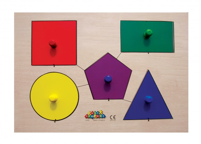 Just Jigsaws Shapes and Memory Wooden Puzzle