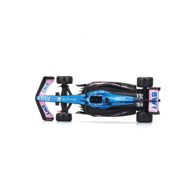 Bburago F1 Alpine Team 2023 Esteban Ocon Diecast Model