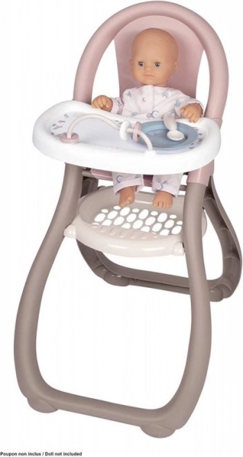 Doll High Chair with Accessories