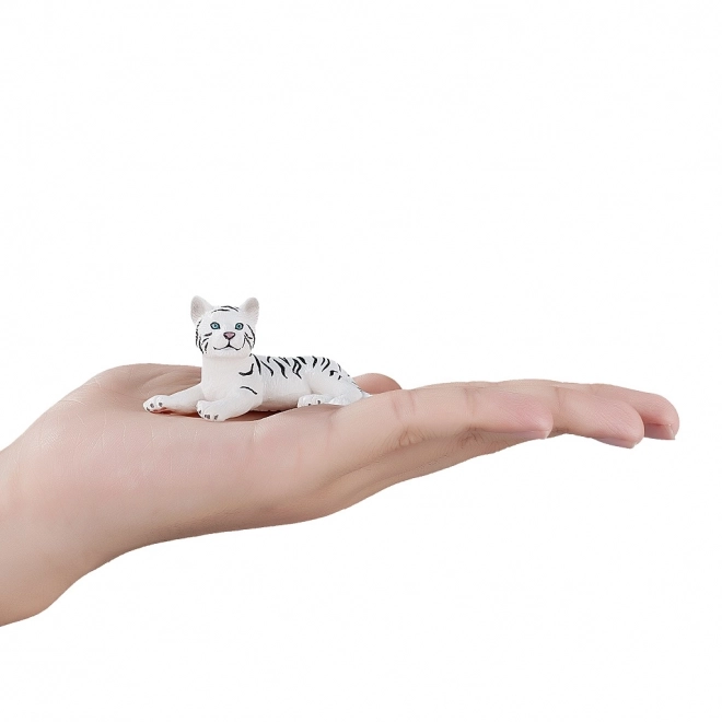 White Bengal Tiger Cub Figurine