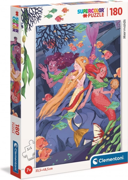 Puzzel 180 stukjes De kleine zeemeermin