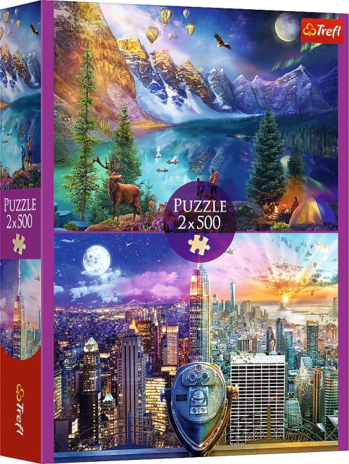 Puzzles American Tour 2x500 Pieces