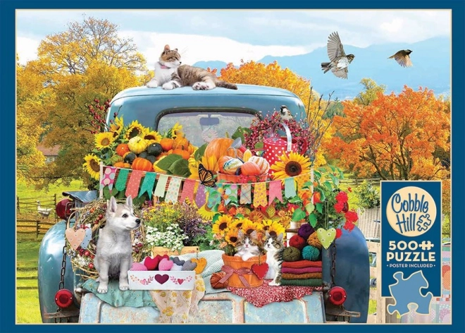 Cobble Hill Autumn Delivery Puzzle 500 Pieces