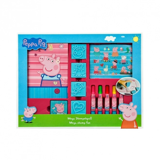 Peppa Pig stamp set for creative play