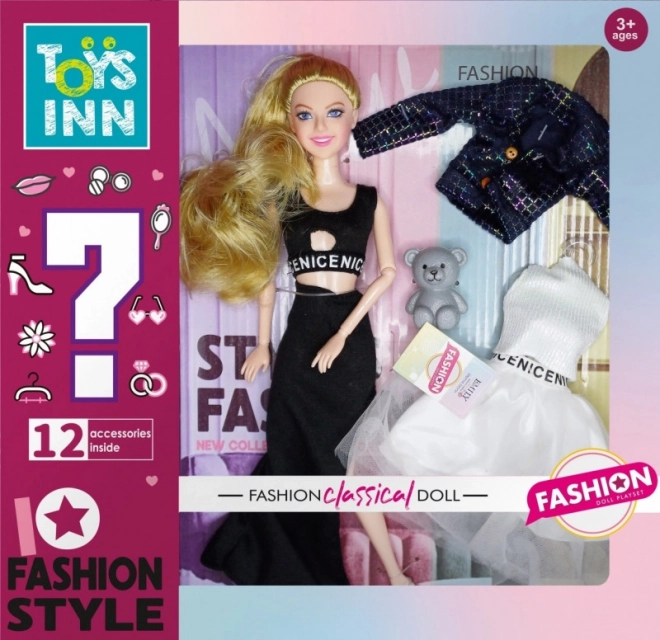 Emily Fashion Doll black