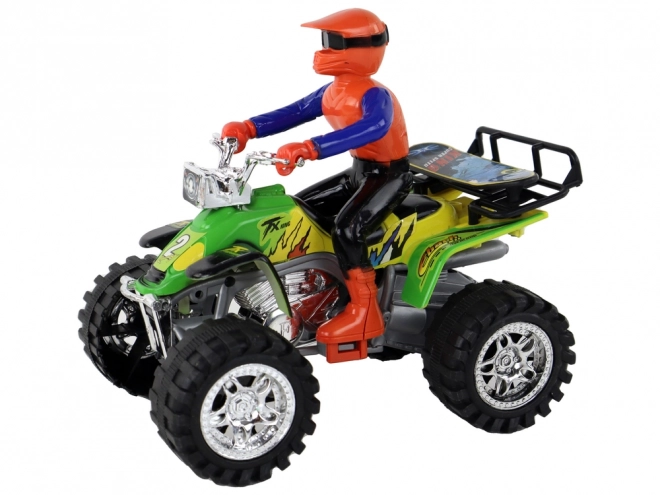 Friction Powered Push Quad Bike