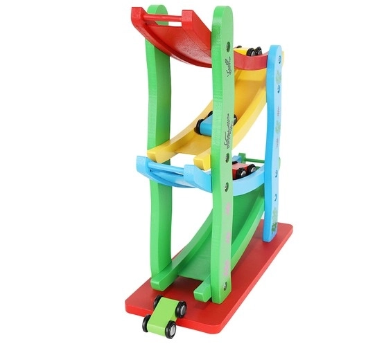 Wooden Slide Track for Toy Cars