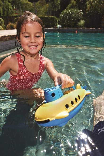 Green Toys Submarine with Blue Handle