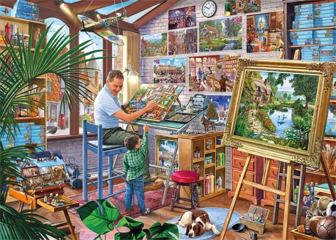 Gibsons Artistic Jigsaw Puzzle 1000 Pieces