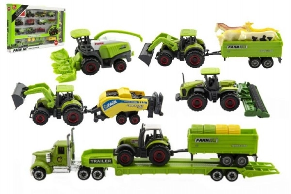 Farm Vehicles and Animals Playset