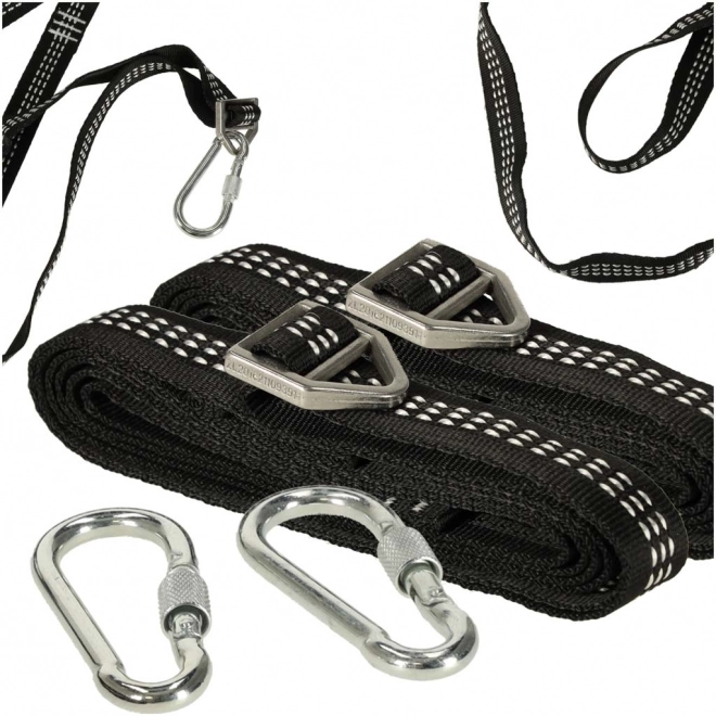 Swing and Hammock Mounting Kit with Straps and Carabiners
