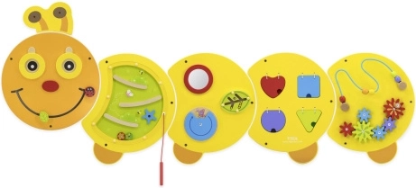 houten wandspel rups junior