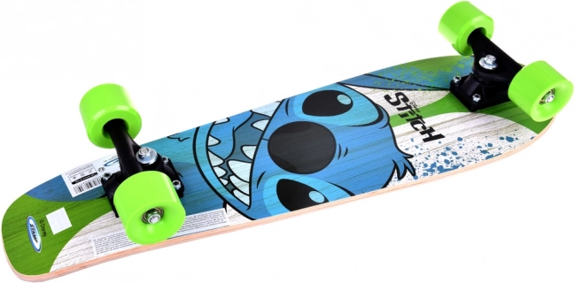 Wooden skateboard Disney Stitch for children up to 50 kg