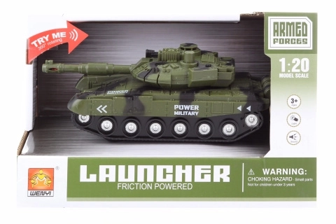 Green Battery-Powered Toy Tank