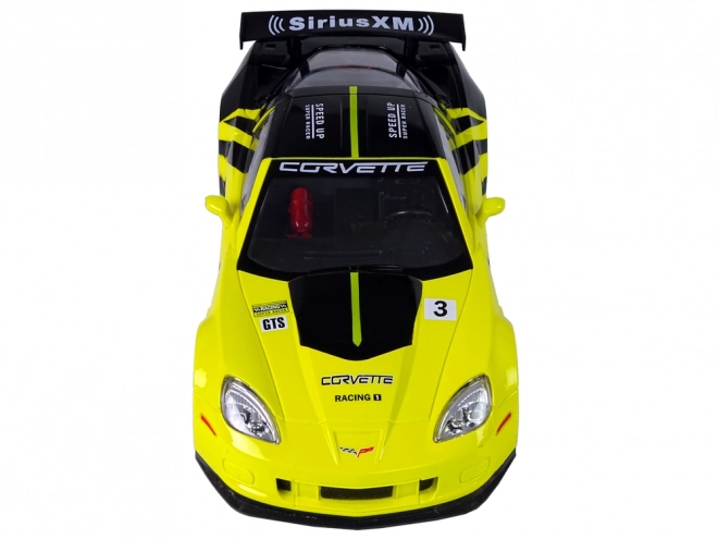 Remote Control Corvette C6.R Racing Car Yellow