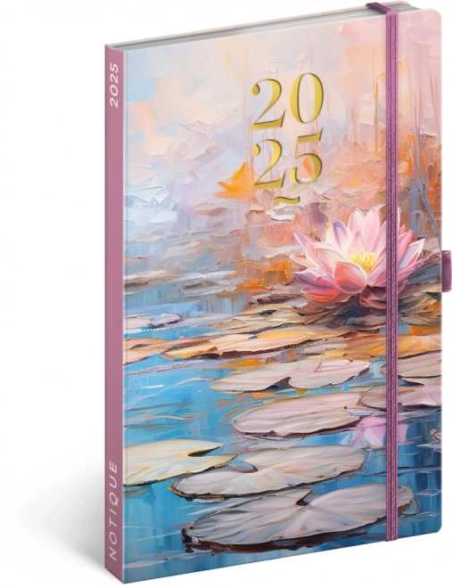 Weekly Planner Water Lilies 2025