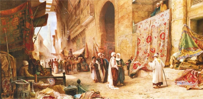 Anatolian Panorama Puzzle - Cairo Carpet Bazaar 1500 Pieces