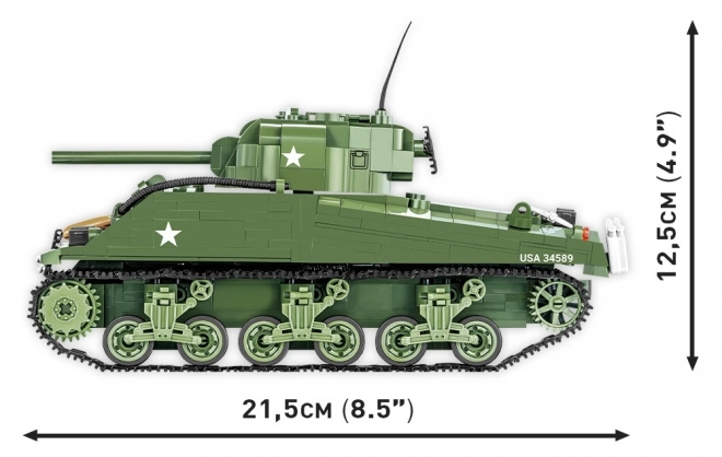 Cobi M4A3 Sherman WWII Model Tank