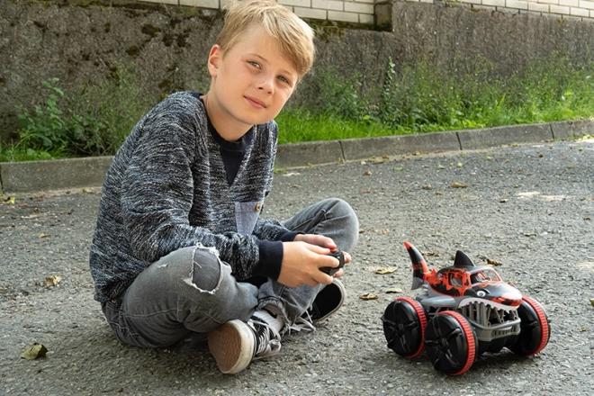 Amphibious Shark Remote Control Car - Red