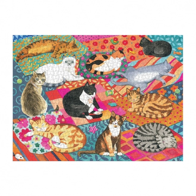 Relaxing Cats 1000-Piece Puzzle