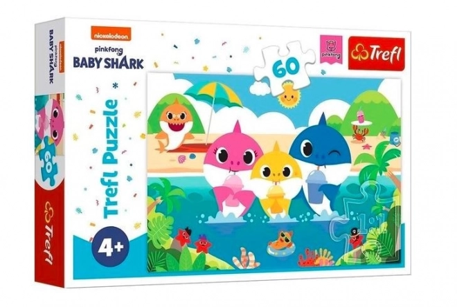 Trefl Puzzle Baby Shark Family on Vacation