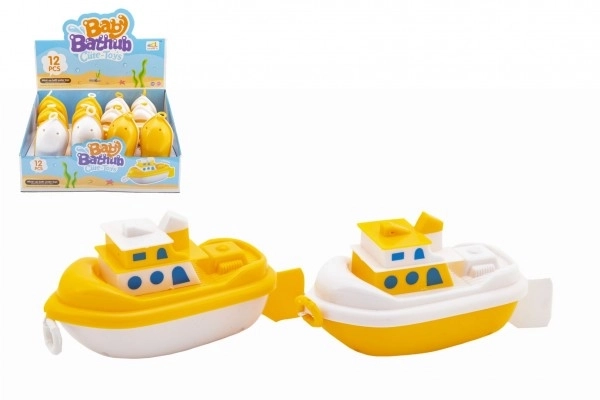 Bath Toy Wind-up Plastic Boat