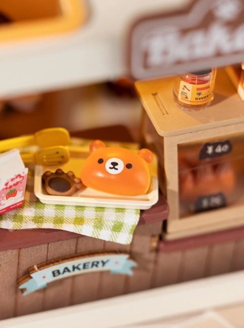 Miniature Bear's Bakery House by Robotime