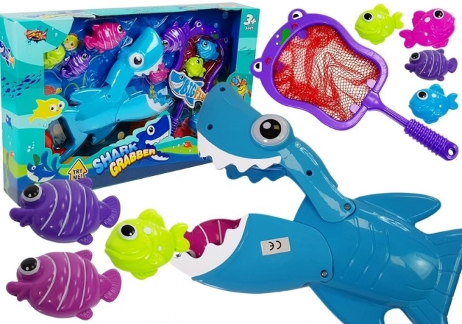 Shark Bath Game Fish Catcher Set