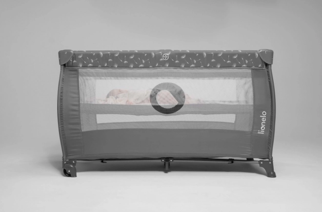 Travel Cot Lionelo Stefi Plus Gray Multicolor
