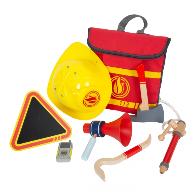 Small Foot Firefighter Backpack