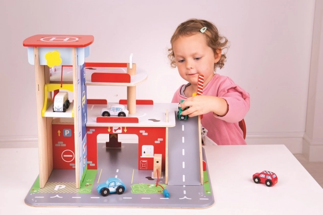 Bigjigs Toys Garage with Parking