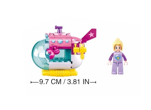 Sluban Girls Dream Submarine Building Set