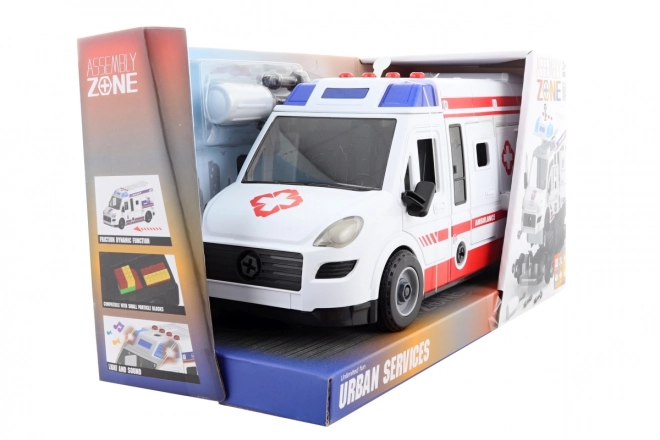 Battery Operated Screwable Ambulance Toy