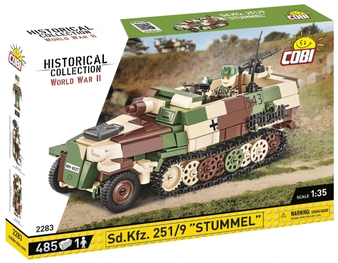 Sd.Kfz. 251/9 Stummel Armored Half-Track Model