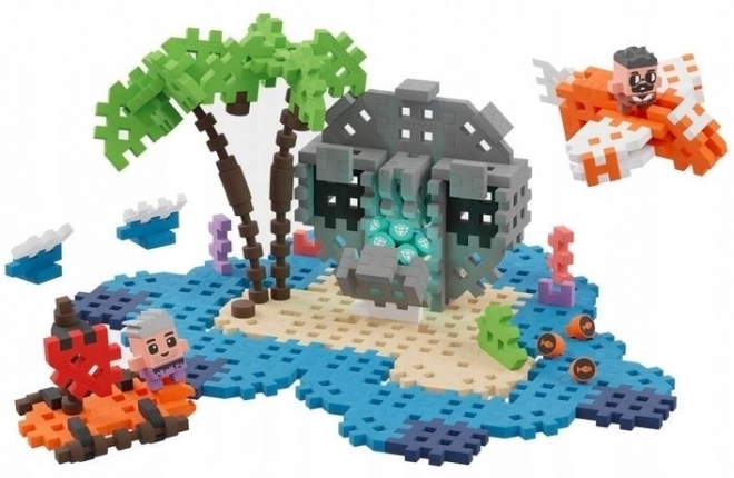 Treasure Island Adventure Building Blocks Set