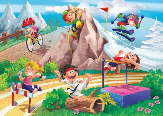 Clementoni Sports Adventure Puzzle Set