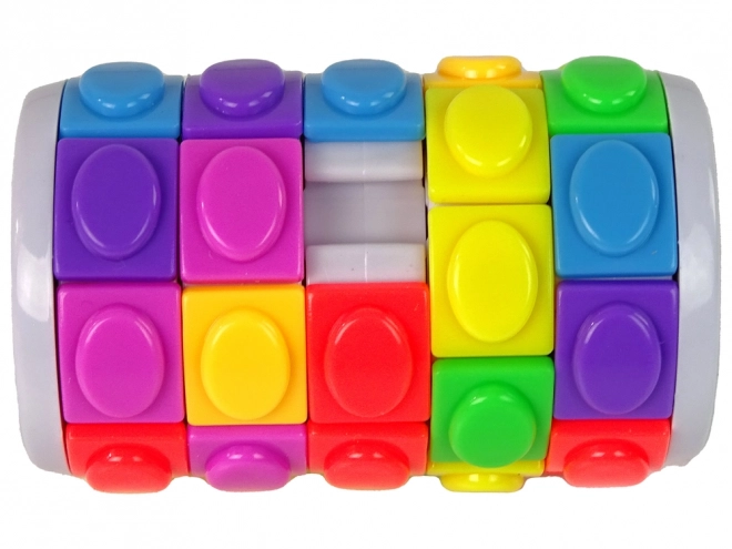 Colorful Rotating Cylinder Puzzle