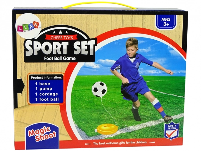 Football Training Set with Ball on a String and Pump