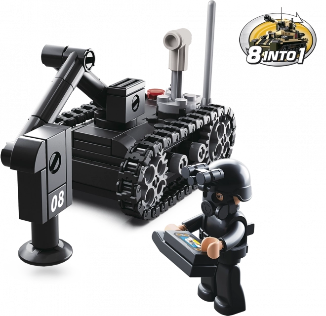 Sluban Army Tank and Armored Vehicle Building Set