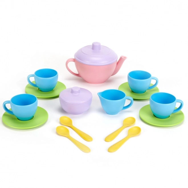 Green Toys Tea Set Pink