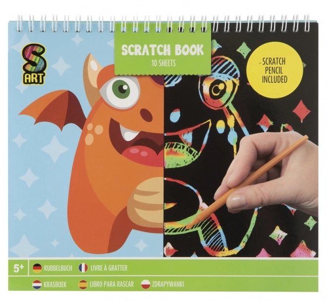 Scratch Art Book with Tool