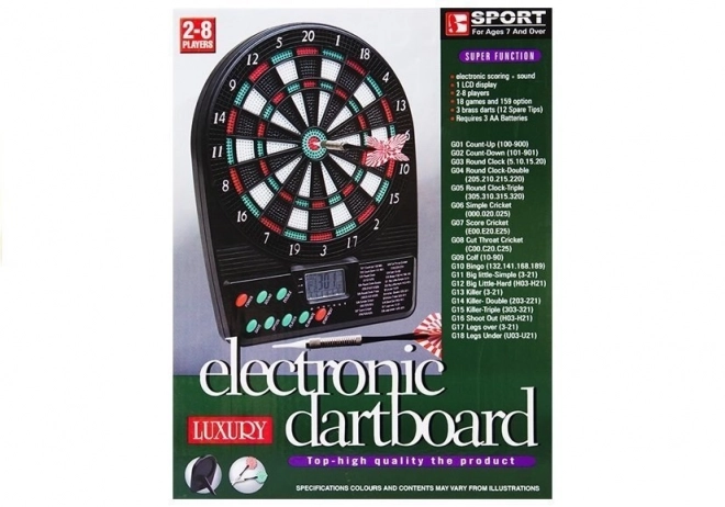 Electronic Dart Game with 20cm Target