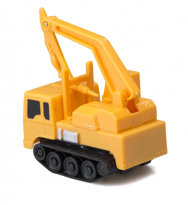 Inductive Excavator Vehicle with Track and Marker