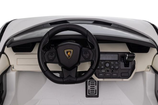 Ružové vozidlo Lamborghini Sian – Biele